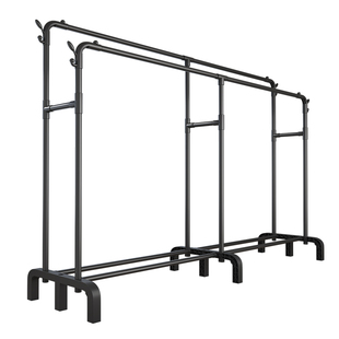 简易晾衣架落地卧室室内挂衣服架子家用阳台晒衣架出租屋凉衣杆架