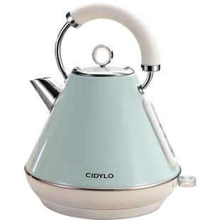CIDYLO思迪乐热水壶家用热茶壶1.8升复古自动断电304不锈钢烧水壶