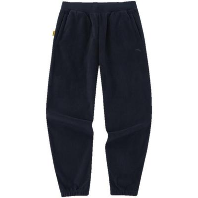 安踏摇粒绒男裤子运动长裤