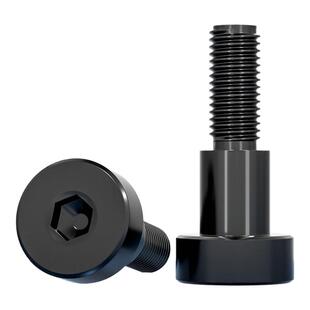 黑色304不锈钢内六角塞打螺丝轴肩等高限位螺栓螺钉M3M4M5M6M8M10