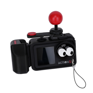 适用大疆DJI action4/5/5pro相机原厂兔笼拍摄手柄+快门按键配件