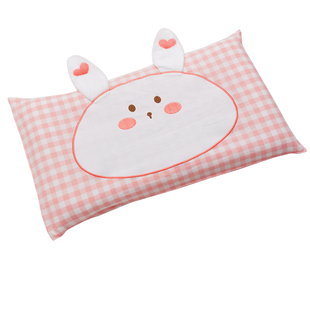 儿童枕头1-3-6岁宝宝专用护脊幼儿园低枕A类小学生整头枕套荞麦壳