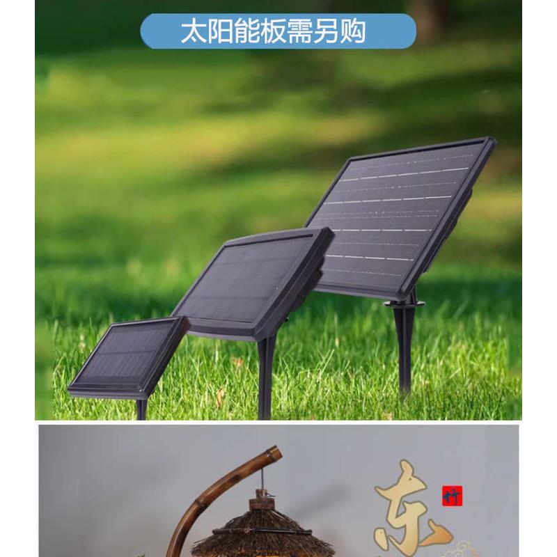 12v太阳能板不单卖 户外太阳能蓄电充电开关一体式 配3瓦5瓦灯泡