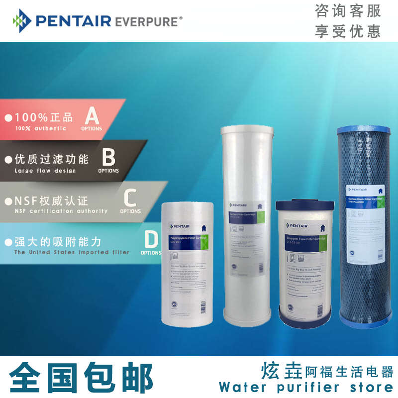 滨特尔大胖10寸20寸PP棉RFC DFX GAC过滤桶活性炭滤芯大蓝瓶通用