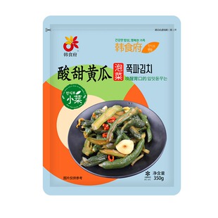 延边朝鲜族泡菜下饭菜酸甜黄瓜韩食府韩式风味东北咸菜小吃350g