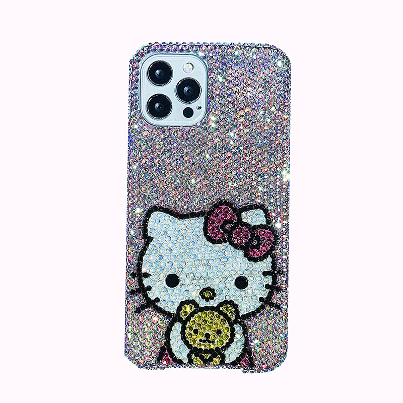 硅胶水钻创意苹果奢华iPhone13