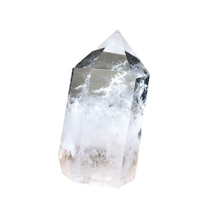 天然白水晶柱摆件单尖六棱顶梁柱玄关客厅商铺公司家居装饰品摆设