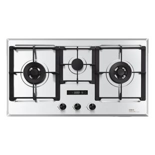 德国莱梅德三眼燃气灶多眼不锈钢嵌入式灶具定时三炉头