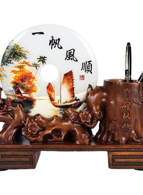 创意笔筒办公室桌面收纳盒摆件