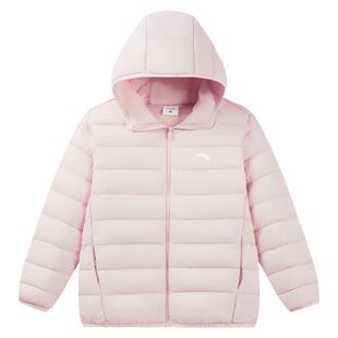 0感轻薄羽安踏女童轻薄羽绒服2025秋冬新款舒适保暖连帽厚外套男