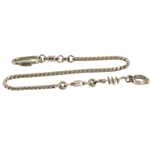 中大型灰机鹦鹉专用不锈钢脚链脚环不伤脚活扣超轻可拆卸免费刻字