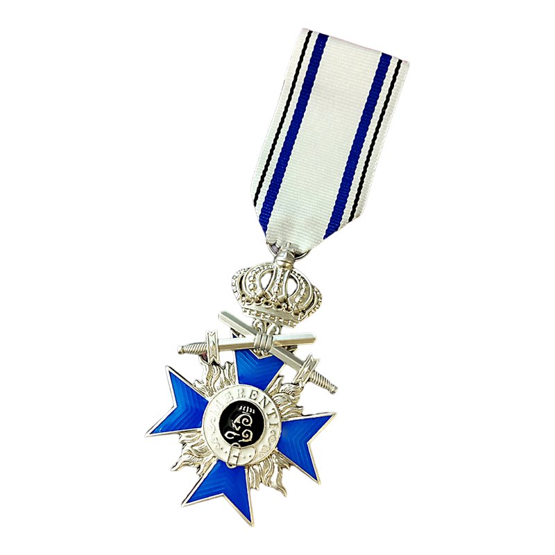 一战普鲁士巴伐利亚双剑皇冠胸针