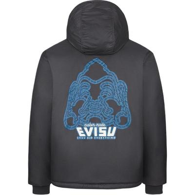 EVISU男士商标佛头印花夹克外套