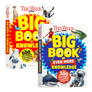青少年周刊2册 海量新知大全 英文原版 The Week Junior Big Book of Knowledge 英国获奖周刊 儿童趣味科普 全彩趣味问答百科读物