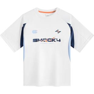 安踏儿童疾飞速干短袖丨透气舒适男大童短袖2025年夏季款运动短T