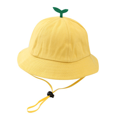 春秋薄款渔夫帽男女定制小黄帽潮