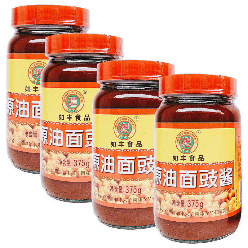如丰原油375g*4炒菜家庭面豉酱