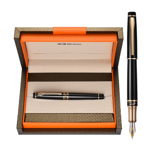 【专业书法尖】英雄牌钢笔练字专用书法硬笔美工弯头弯尖重手感粗笔杆钢笔画艺术签名签字笔男士女士高档精致