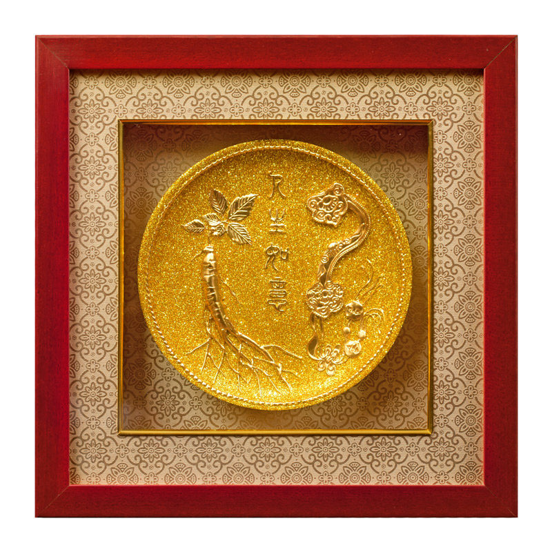 鹭艺轩人生如意金箔摆件乔迁礼物