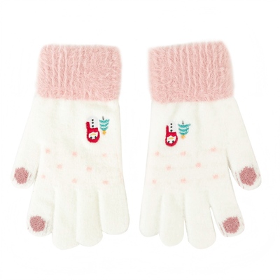 手套女冬季2025新款可爱软糯加厚