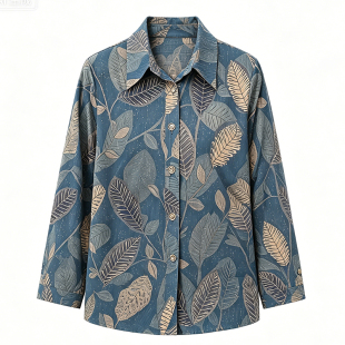 奶奶装春秋装衬衫上衣60-70岁中老年女夏季老人衣服长袖薄款衬衣