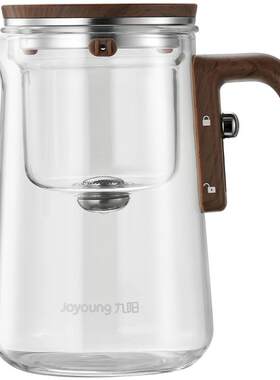 九阳家用2026新款茶水分离过滤冲泡茶器玻璃耐高温飘逸杯泡茶壶餐