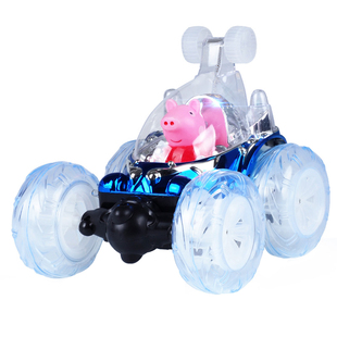 翻滚特技车遥控车翻斗车充电无线遥控汽车儿童玩具车越野赛车男孩