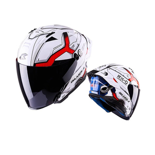 BILMOLA头盔高达联名官方万代摩托车全盔机动战士机车盔防雾半盔