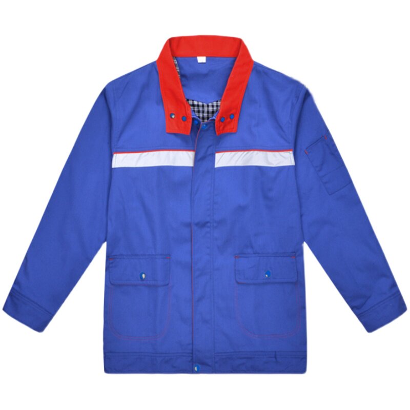 春秋加油站工作服套装男女长袖石油田工人劳保服加气站防静电服装