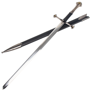 指环王魔戒阿拉贡纳西尔圣剑甘道夫敌击剑精灵王剑COS道具未开刃