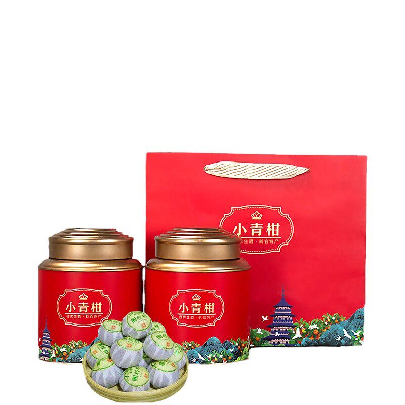 新会小青柑普洱茶醇香柑普茶罐装