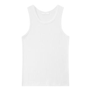 璞履 男士罗纹紧身运动背心打底衫 纯棉吸汗健身 POUR LUI UTP103