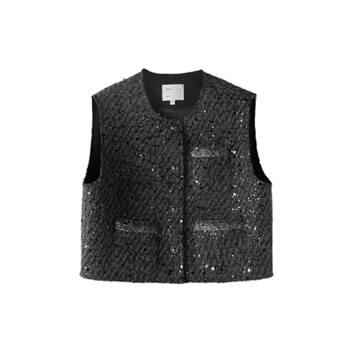 无袖短款高腰马甲女2026春季新款