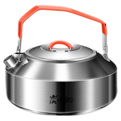 炭小街户外不锈钢烧水壶露营便携茶具泡茶专用野营明火煮茶壶野外