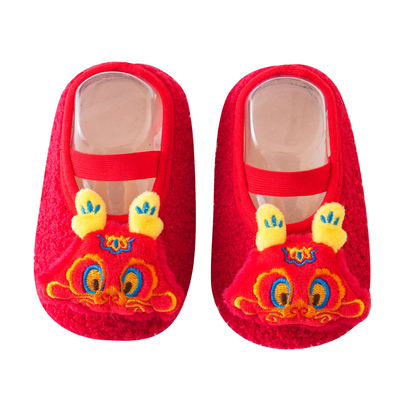 保暖防滑软底学步鞋秋冬季