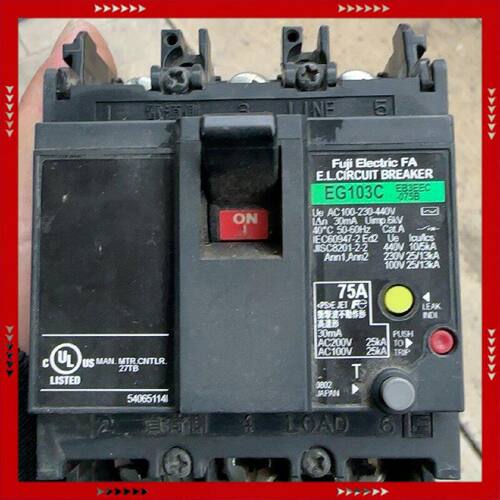 【问价】富士漏电断路器 EG103C 3P 75A
