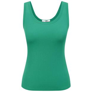 COMMEMOI吕燕设计师女装简约休闲U型领早春日多巴胺背心