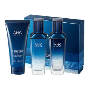 【情人节礼物】AHC 海洋男士水乳洁套装清爽控油补水男旗舰店正品