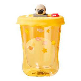 现货 吾皇万睡巴扎黑盲盒猫爪杯水杯创意彩虹杯女生礼物潮玩手办