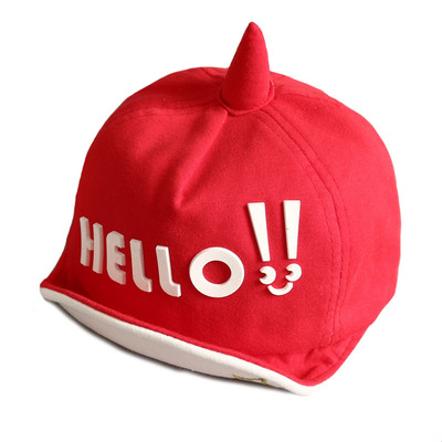 夏天薄款婴儿帽子软檐鸭舌防晒帽