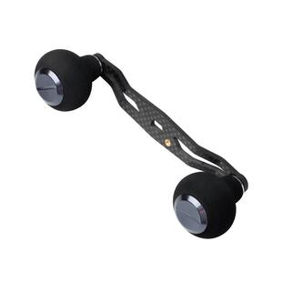 RUKE路亚水滴轮打黑双摇臂加长130mm碳纤维摇把EVA握丸8*5/7*4mm