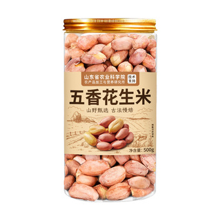 五香烤花生米下酒菜非脱油多味零食小吃炒货正宗开袋即食旗舰店