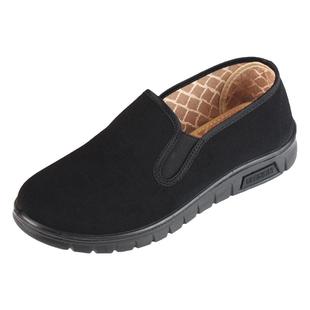 老北京布鞋女款单鞋平底中老年人妈妈鞋春秋防滑软底舒适黑工作鞋