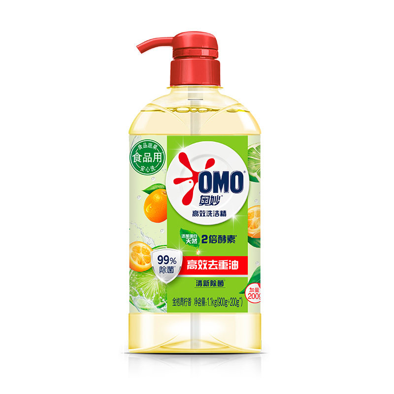 奥妙洗洁精厨房专用除菌去重油