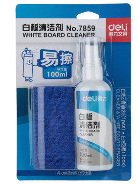 得力7859白板清洁剂擦清洗液用