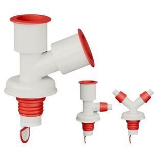 洗衣机排水管防臭三通下水管地漏接头PVC管y型三头通加长下水道