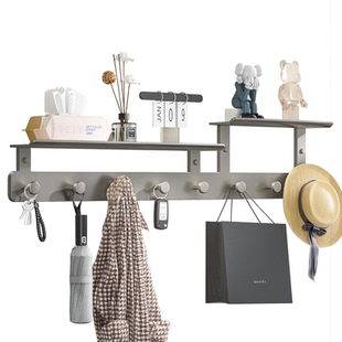 挂衣架墙上壁挂创意入户玄关衣帽钥匙挂钩粘贴免打孔包包衣服排钩