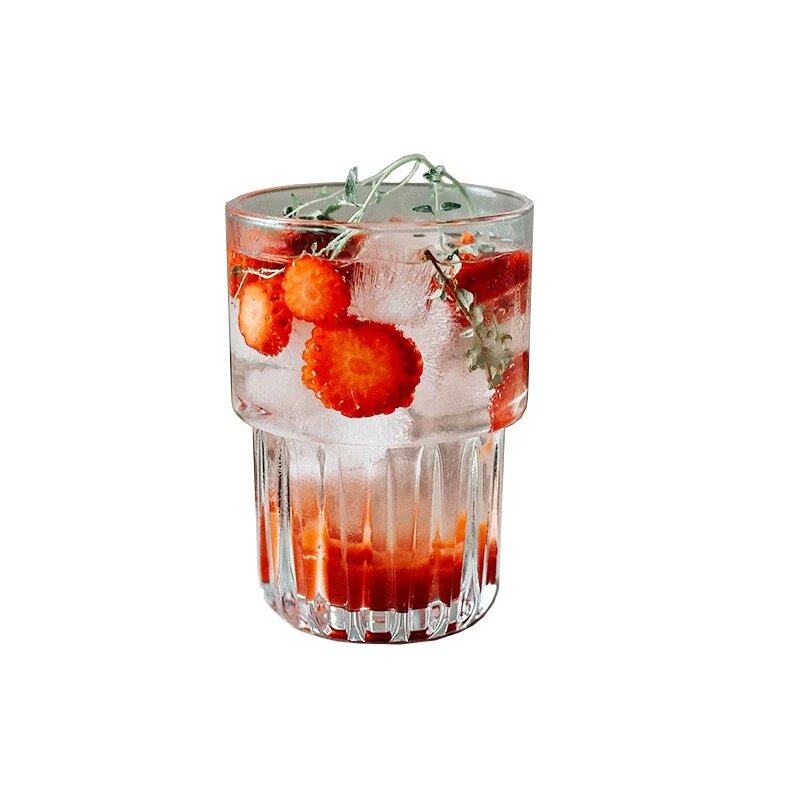 ins风网红玻璃餐厅苏打咖啡杯