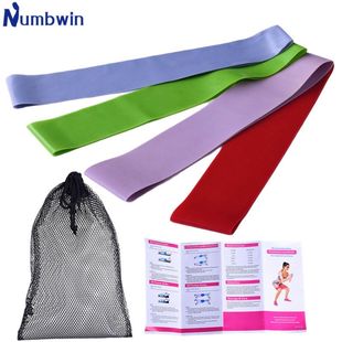 乳胶瑜伽拉伸带腿部弹力环形阻力圈扁皮筋力量训练乳胶500六件套