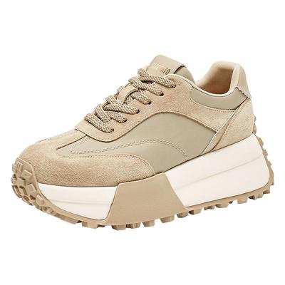 思加图百搭复古德训鞋厚底阿甘鞋